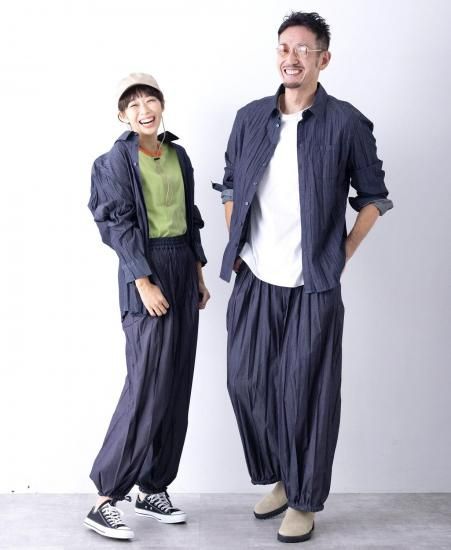 パラシュート デニム パンツ