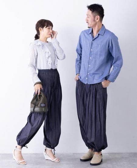 パラシュート デニム パンツ