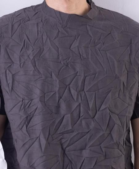クラッシュプリーツTシャツ
