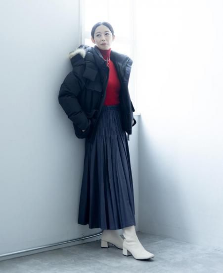 デニムスカート 裏なし 無地タイプ