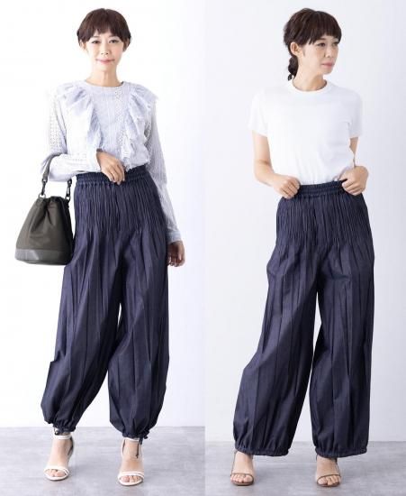 パラシュート デニム パンツ